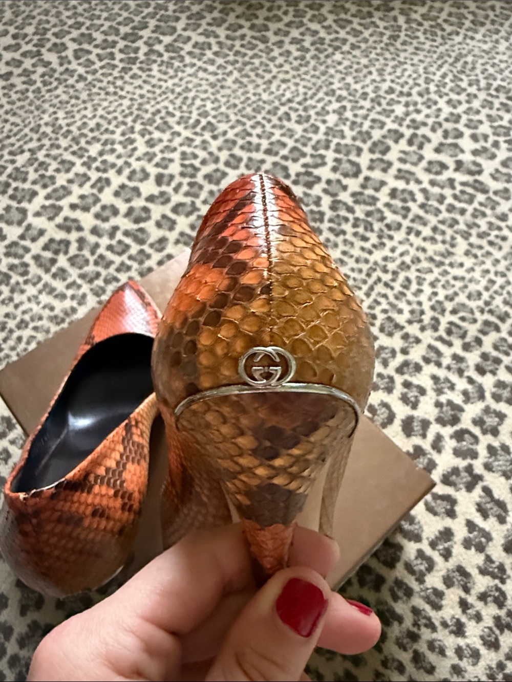 Gucci Python Heels - Picture 4 of 10